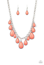 Load image into Gallery viewer, Paparazzi's Jaw-Dropping Diva - Orange necklace
