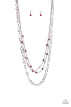 Load image into Gallery viewer, Paparazzi's Metro Mixer - Red necklace
