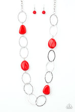 Load image into Gallery viewer, Paparazzi's Modern Day Malibu - Red necklace
