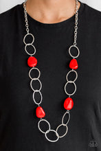 Load image into Gallery viewer, Paparazzi's Modern Day Malibu - Red necklace
