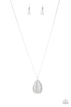 Load image into Gallery viewer, Paparazzi's Gleaming Gardens - White necklace
