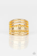 Load image into Gallery viewer, Paparazzi's Basic Maverick - Gold ring

