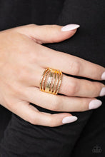 Load image into Gallery viewer, Paparazzi's Basic Maverick - Gold ring
