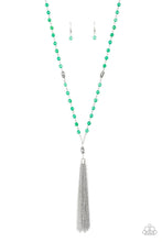 Load image into Gallery viewer, Paparazzi's Tassel Takeover - Green necklace

