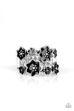 Load image into Gallery viewer, Paparazzi's Floral Crowns -Black ring
