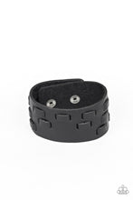 Load image into Gallery viewer, Paparazzi's Rodeo Rampage - Black Urban Men bracelet

