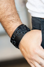 Load image into Gallery viewer, Paparazzi's Rodeo Rampage - Black Urban Men bracelet
