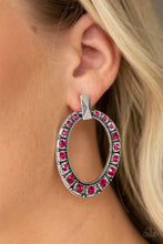 Load image into Gallery viewer, Paparazzi's All For GLOW - Pink earrings
