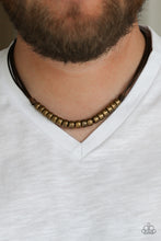 Load image into Gallery viewer, Paparazzi's On The TREASURE Hunt - Brown Urban Men Necklace
