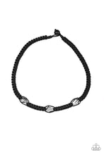 Load image into Gallery viewer, Paparazzi's RIDER'S Block - Black Urban Men necklace
