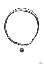 Load image into Gallery viewer, Paparazzi's Tiki Thunder - Black Urban Men necklace
