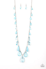 Load image into Gallery viewer, Paparazzi's GLOW And Steady Wins The Race - Blue necklace
