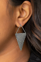 Load image into Gallery viewer, Paparazzi's Have A Bite - Black post earrings
