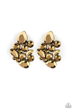 Load image into Gallery viewer, Paparazzi's Galaxy Glimmer - Brass post earrings
