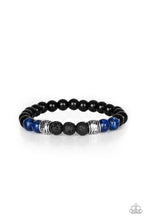 Load image into Gallery viewer, Paparazzi's Proverb - Blue Urban Men bracelet
