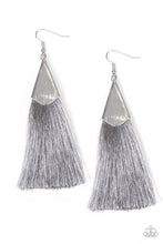 Load image into Gallery viewer, Paparazzi's In Full PLUME - Silver earrings
