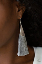 Load image into Gallery viewer, Paparazzi's In Full PLUME - Silver earrings
