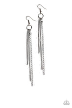 Load image into Gallery viewer, Paparazzi's Streamlined - Black earrings
