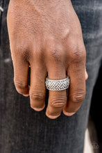 Load image into Gallery viewer, Paparazzi's Survival Skills - Men Silver ring
