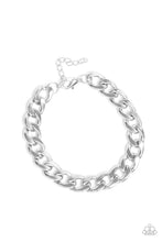 Load image into Gallery viewer, Paparazzi's Leader Board - Silver Men bracelet
