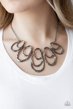 Load image into Gallery viewer, Paparazzi's Terra Storm - Black necklace
