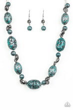 Load image into Gallery viewer, Paparazzi's Gatherer Glamour - Blue necklace
