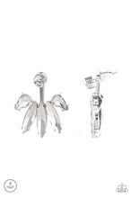 Load image into Gallery viewer, Paparazzi's Stunningly Striking - White post earrings
