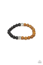 Load image into Gallery viewer, Paparazzi's Tuned In - Brown Urban Men bracelet
