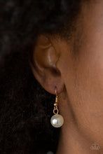 Load image into Gallery viewer, Paparazzi's Wall Street Waltz - Gold Pearl necklace
