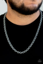 Load image into Gallery viewer, Paparazzi's Courtside Couture - Silver Urban Men necklace
