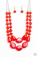 Load image into Gallery viewer, Paparazzi's Beach Glam - Red necklace
