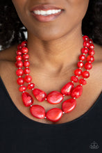 Load image into Gallery viewer, Paparazzi's Beach Glam - Red necklace
