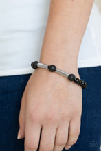 Load image into Gallery viewer, Paparazzi's Metro Meditation - Silver Urban Men bracelet
