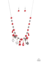 Load image into Gallery viewer, Paparazzi's Renaissance Romance -Red Pearl necklace
