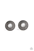 Load image into Gallery viewer, Paparazzi's Fine Flora - White post earrings
