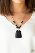 Load image into Gallery viewer, Paparazzi's Sandstone Oasis - Black necklace
