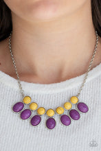 Load image into Gallery viewer, Paparazzi's E Impact - Purple necklace

