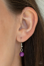 Load image into Gallery viewer, Paparazzi's E Impact - Purple necklace
