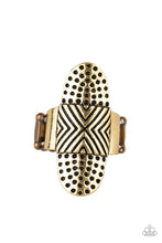 Load image into Gallery viewer, Paparazzi's Guru Grunge - Brass ring
