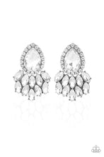 Load image into Gallery viewer, Paparazzi's A Breath of Fresh HEIR - White post earrings
