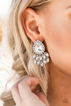 Load image into Gallery viewer, Paparazzi's A Breath of Fresh HEIR - White post earrings
