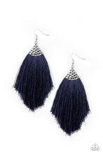 Load image into Gallery viewer, Paparazzi's Tassel Tempo - Blue earrings
