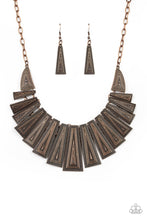 Load image into Gallery viewer, Paparazzi's Metro Mane - Copper necklace
