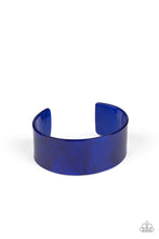 Load image into Gallery viewer, Paparazzi's Glaze Over - Blue Acrylic bracelet

