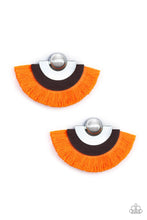 Load image into Gallery viewer, Paparazzi's Fan The FLAMBOYANCE - Orange post earrings
