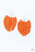 Load image into Gallery viewer, Paparazzi's Knotted Native - Orange earrings
