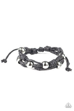 Load image into Gallery viewer, Paparazzi's Free Climb - Black Urban Men bracelet
