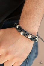 Load image into Gallery viewer, Paparazzi's Free Climb - Black Urban Men bracelet
