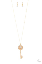 Load image into Gallery viewer, Paparazzi's Keeping Secrets - Gold necklace
