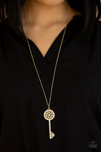 Load image into Gallery viewer, Paparazzi's Keeping Secrets - Gold necklace
